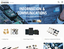 Tablet Screenshot of kyocera.com.sg